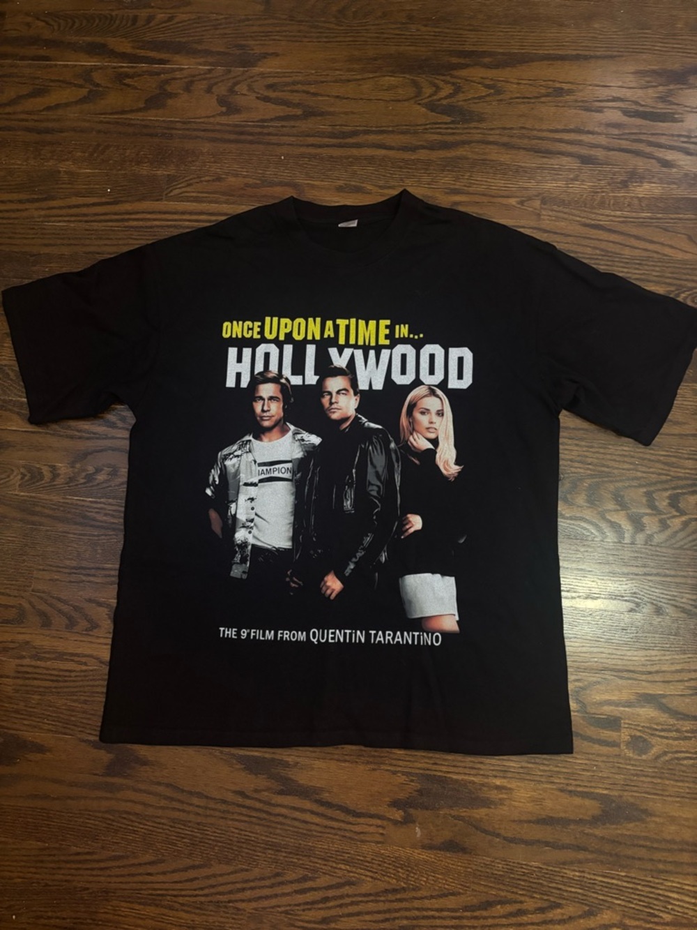 Oversized Graphic T-Shirt Once Upon a Time in Hollywood Film Movie